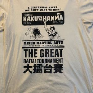 Baki T shirt. Mens Large.